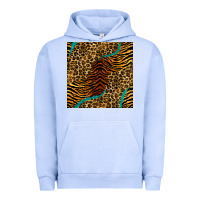 Pigment Grape Ice safari animals turquoise glitter seamless pattern Urban Hoodie - BundleAndBundleShop
