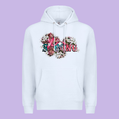 Strong Cancer Awareness 12 Inches 300 Dpi Premium Hoodie Designed By Cowgirlartshop