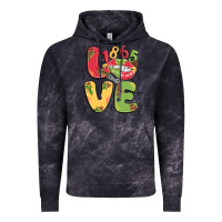 Cloud Black love juneteenth lips Vintage Hoodie - MaliasSmallBusiness