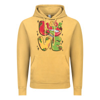 Vintage Mustard love juneteenth lips Vintage Hoodie - MaliasSmallBusiness