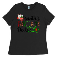 Black santa's favorite doctor Ladies Tee - AdoDesignShop