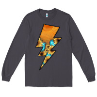 Smoke Lightning Bolt Long Sleeve Tee - JahusDesignShop