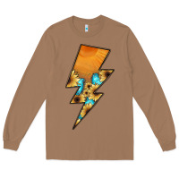 Toasted Coconut Lightning Bolt Long Sleeve Tee - JahusDesignShop