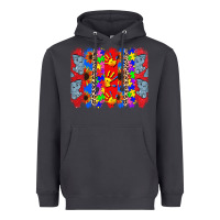 Smoke Autism brushstrokes Heavyweight Hoodie - CowGirlArtShop