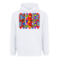 White Autism brushstrokes Heavyweight Hoodie - CowGirlArtShop
