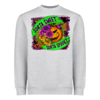 Heather Grey sorta sweet spooky Heavyweight Sweatshirt - BundleAndBundleShop