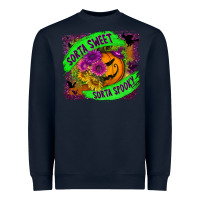 Navy sorta sweet spooky Heavyweight Sweatshirt - BundleAndBundleShop