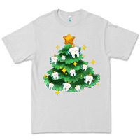 Dove Grey Christmas tree with teeth Premium Tee - AdoDesignShop