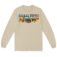 Mushroom small town big spirit Long Sleeve Tee - BundleAndBundleShop