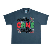Midnight Navy candy cane cutie Urban Heavy Tee - MaliasSmallBusiness