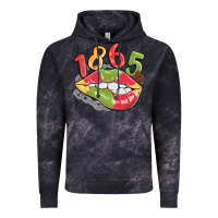Cloud Black 1865 juneteenth lips Vintage Hoodie - MaliasSmallBusiness