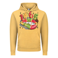 Vintage Mustard 1865 juneteenth lips Vintage Hoodie - MaliasSmallBusiness