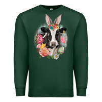 Happy Easter Cow Easter Day Premium Sweatshirt | Teevron