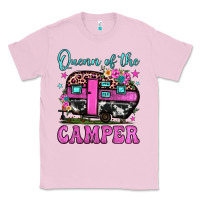 Bubblegum Pink queen of the camper Classic Tee - JahusDesignShop