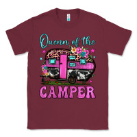 Burgundy queen of the camper Classic Tee - JahusDesignShop