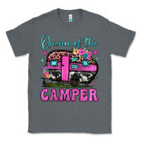 Charcoal Heather queen of the camper Classic Tee - JahusDesignShop