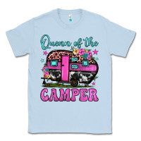 Dusty Blue queen of the camper Classic Tee - JahusDesignShop
