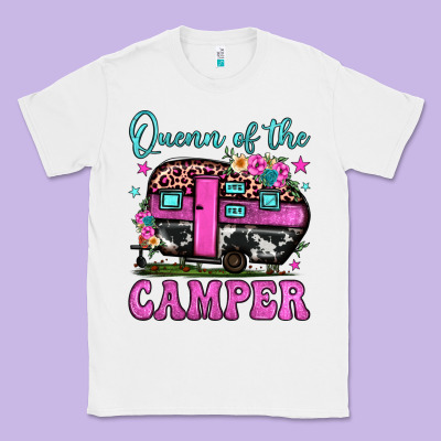 Queen Of The Camper Classic Tee Designed By Jahusdesignshop
