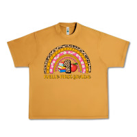 Peanut Butter back to school rainbow hello first grade Urban Heavy Tee - AdoDesignShop