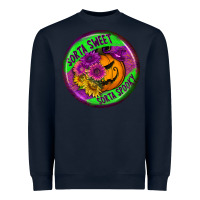 Navy halloween round earrings Heavyweight Sweatshirt - BundleAndBundleShop
