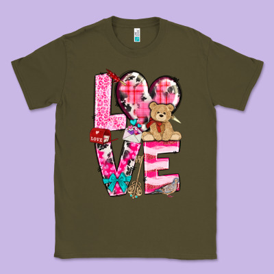 Love Valentines Day Classic Tee Designed By Nancycooperartshop