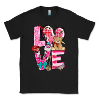 Black love valentines day Classic Tee - NancyCooperArtShop