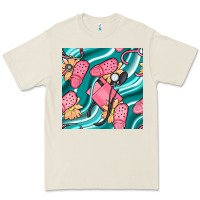 Bone nurse slippers seamless pattern Premium Tee - BundleAndBundleShop