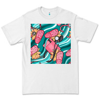 White nurse slippers seamless pattern Premium Tee - BundleAndBundleShop