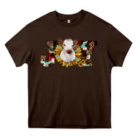 Chocolate Brown christmas joy Heavy Core Tee - JahusDesignShop
