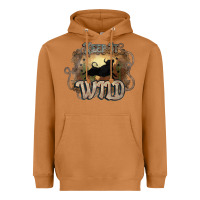 Meerkat Keep it wild western bull Heavyweight Hoodie - HowdyJamesFarm