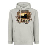 Keep It Wild Western Bull Heavyweight Hoodie | Teevron