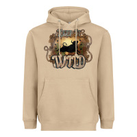 Mushroom Keep it wild western bull Heavyweight Hoodie - HowdyJamesFarm