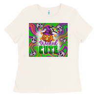 Bone Wicked cute halloween Ladies Tee - Artiststas