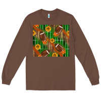 Chestnut american football with sunflower tumbler Long Sleeve Tee - BundleAndBundleShop