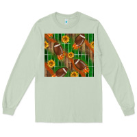 Matcha american football with sunflower tumbler Long Sleeve Tee - BundleAndBundleShop