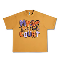 Peanut Butter my heart is on that court Urban Heavy Tee - MaliasSmallBusiness