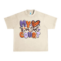 Sandshell my heart is on that court Urban Heavy Tee - MaliasSmallBusiness