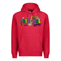 Cardinal principal mardi gras cowgirl Premium Hoodie - CowGirlArtShop