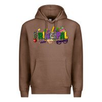 Chestnut principal mardi gras cowgirl Premium Hoodie - CowGirlArtShop
