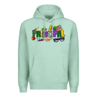 Seafoam principal mardi gras cowgirl Premium Hoodie - CowGirlArtShop