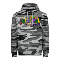 Slate Camo principal mardi gras cowgirl Premium Hoodie - CowGirlArtShop