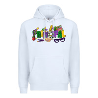 White principal mardi gras cowgirl Premium Hoodie - CowGirlArtShop