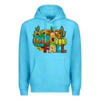 Ocean Blue hello fall Premium Hoodie - JahusDesignShop