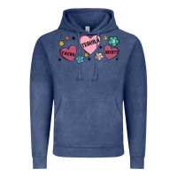 Vintage Denim tacos tequila anxiety Vintage Hoodie - MaliasSmallBusiness