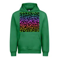 Emerald leopard glitter seamless pattern Urban Hoodie - BundleAndBundleShop