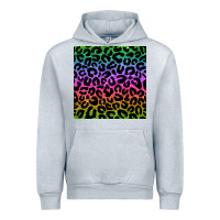 Heather Grey leopard glitter seamless pattern Urban Hoodie - BundleAndBundleShop