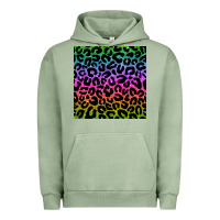 Pigment Oil Green leopard glitter seamless pattern Urban Hoodie - BundleAndBundleShop