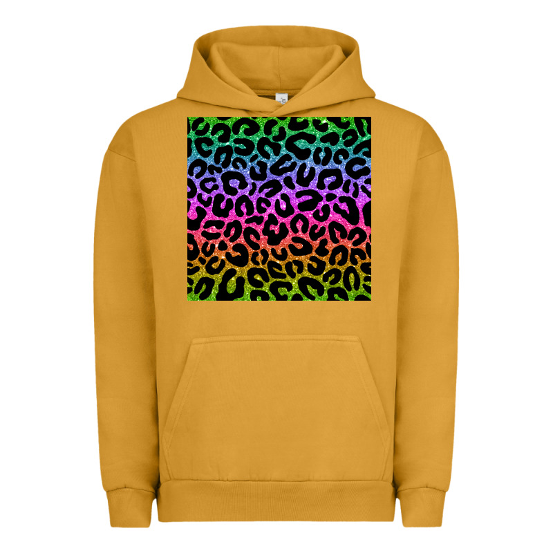 Leopard Glitter Seamless Pattern Urban Hoodie by BundleAndBundleShop | Teevron