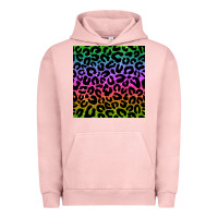 Pigment Salmon leopard glitter seamless pattern Urban Hoodie - BundleAndBundleShop