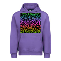 Tulip leopard glitter seamless pattern Urban Hoodie - BundleAndBundleShop